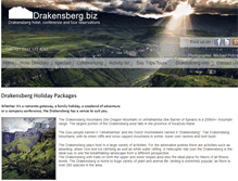 Tablet Screenshot of drakensberg.biz